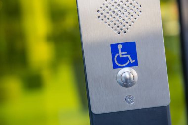 Seslenmek düğme Engelli personnes için