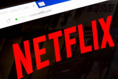 Paris, Fransa - 15 Aralık 2016: Netflix ana Web sitesi. Netflix A.ş. 1997 tarihinde kurulan Amerikan çokuluslu eğlence şirketidir. Konusunda uzmanlaşmış ve akış ortamı sağlar ve vide