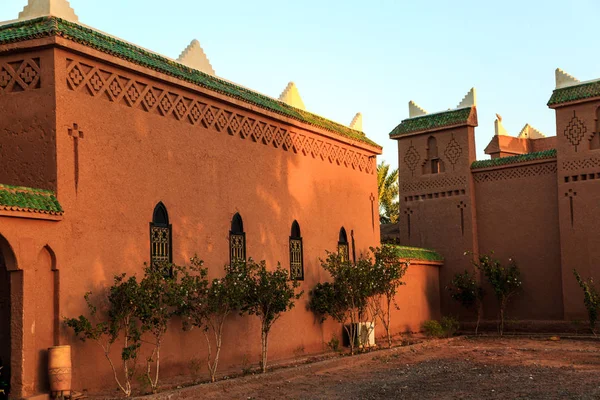 M'HAMID, Marokko - februari 22,2016: Chez le Pacha hotel binnen mening — Stockfoto