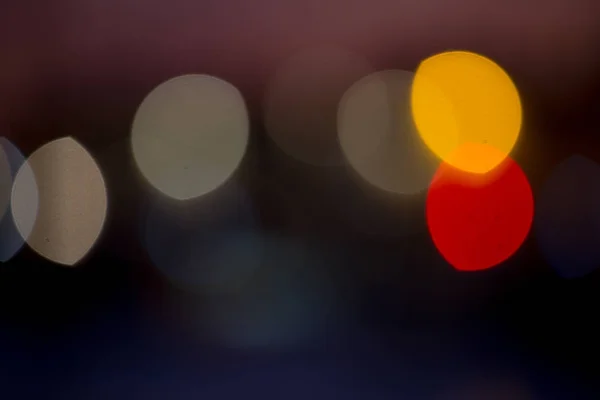 Abstracte bokeh met zwarte achtergrond — Stockfoto