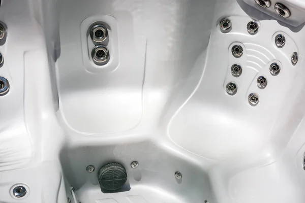 Primer plano de las bañeras vacías en el spa —  Fotos de Stock