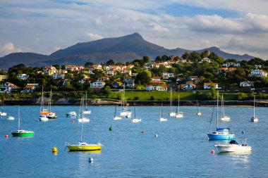 Saint Jean de luz bay panoramik görünüm