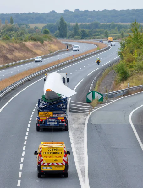 To view from above of an exceptional convoy truck — Stock Photo, Image