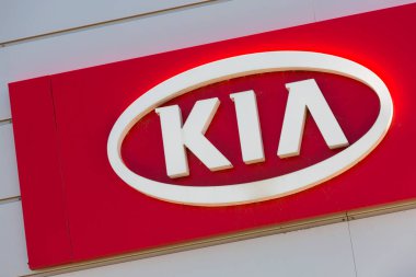 Kia motors şirket logosu gemide