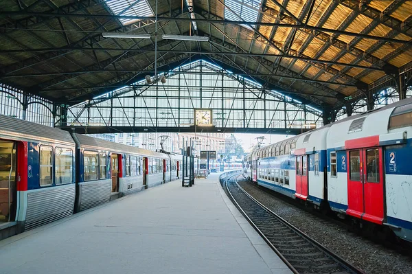 Вокзал Сен Лазар Париже Франция Пуст — стоковое фото