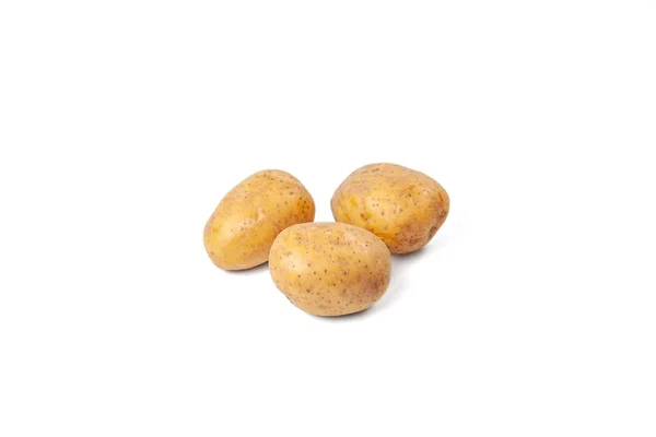 Boiled potatoes on a the white background and isolated — Stock Photo, Image