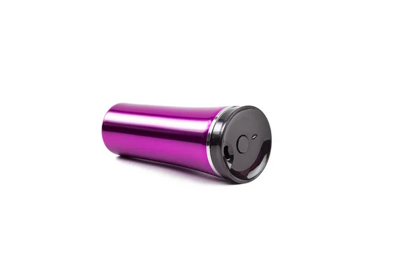 白色背景上孤立的紫色勃艮第热黏液 — 图库照片