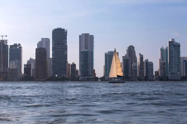 Vista de Cartagena de Indias, Colômbia — Fotografia de Stock