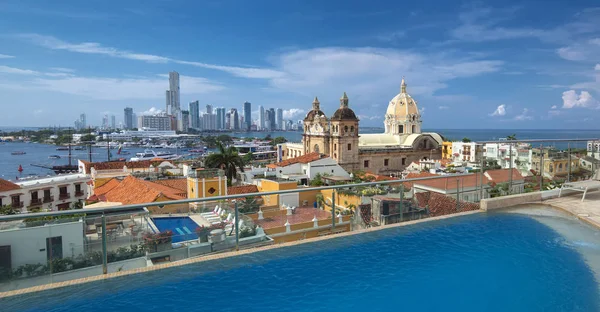 Vista de Cartagena de Indias, Colômbia — Fotografia de Stock