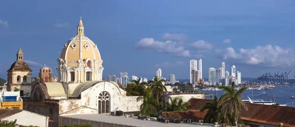 Widok na Cartagena de Indias, Kolumbia — Zdjęcie stockowe