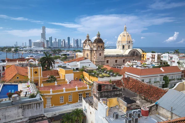 Vista de Cartagena de Indias, Colômbia — Fotografia de Stock