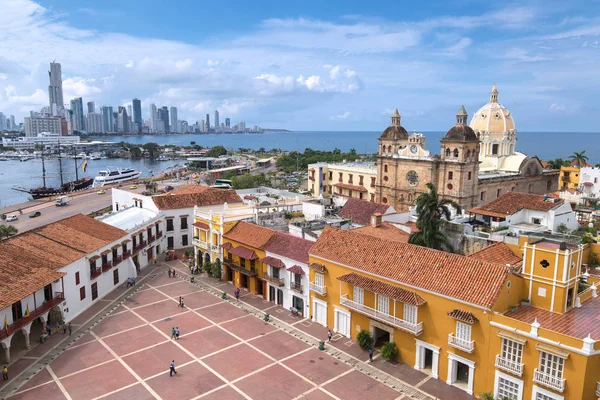 Uitzicht op Cartagena de Indias, Colombië — Stockfoto