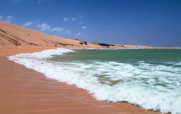 Taroa dunes near Punta Gallinas is the northern point of South A — Stock Photo, Image