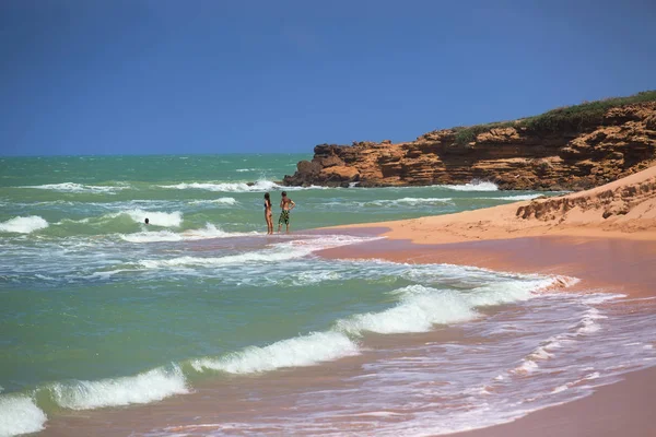 Dunas de Taroa perto de Punta Gallinas é o ponto norte do Sul A — Fotografia de Stock