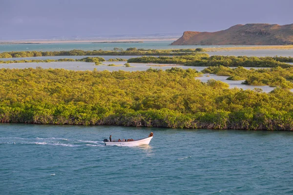 Hondita baai in de buurt van Punta Gallinas is de noordelijke punt van Zuid-A — Stockfoto