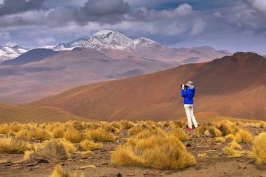 High Altiplano plateau, Eduardo Avaroa Andean Fauna National Res clipart