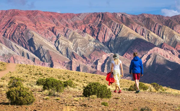 Hornocal, Гора четырнадцати цветов, Humahuaca, Аргентина — стоковое фото