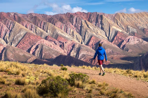 Hornocal, Mountain of fourteen colors, Humahuaca, Argentina — Stock Photo, Image