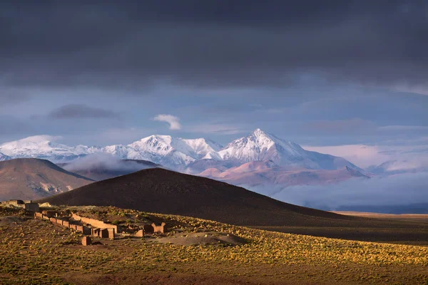 Altiplano hoogvlakte, Eduardo Avaroa Andes Fauna nationale Res — Stockfoto