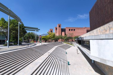 Medellin, Kolombiya - 05 Şubat 2017: Plaza Mayor, Mede görünümünü