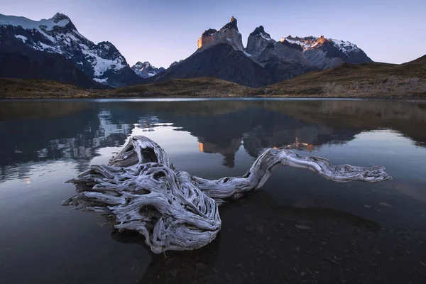 Pehoe tó, Torres del Paine Nemzeti Park, Chile — Stock Fotó