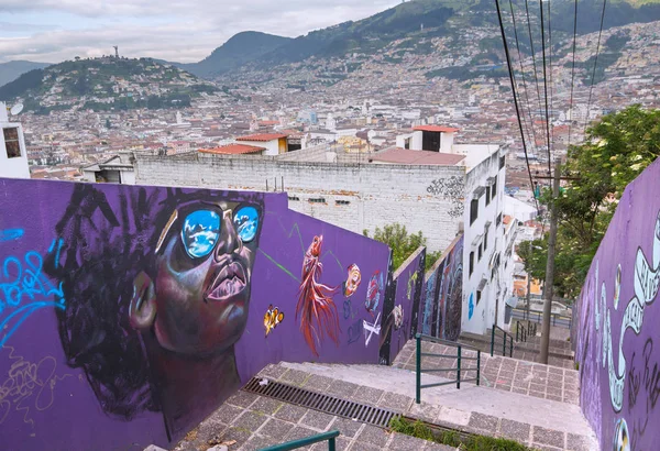 Vista de Quito, Equador — Fotografia de Stock