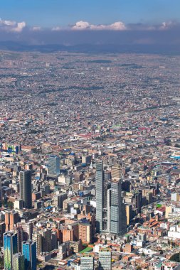 Bogota, Kolombiya merkezinin görünümü