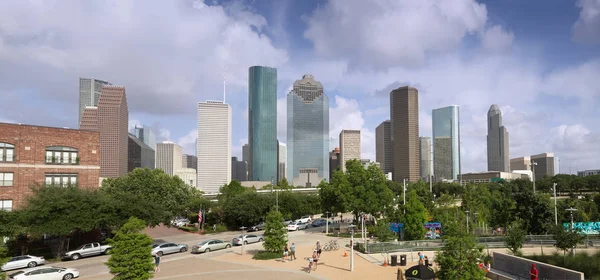 HOUSTON, TEXAS, 28 MAGGIO: Centro di Houston, Texas, USA, 28 maggio — Foto Stock