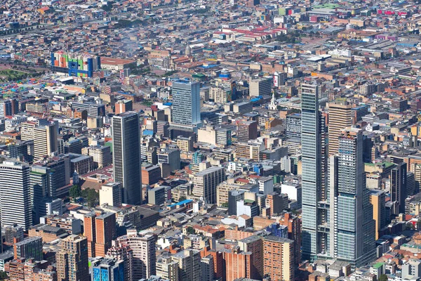 Вид на центр Боготы, Колумбия — стоковое фото