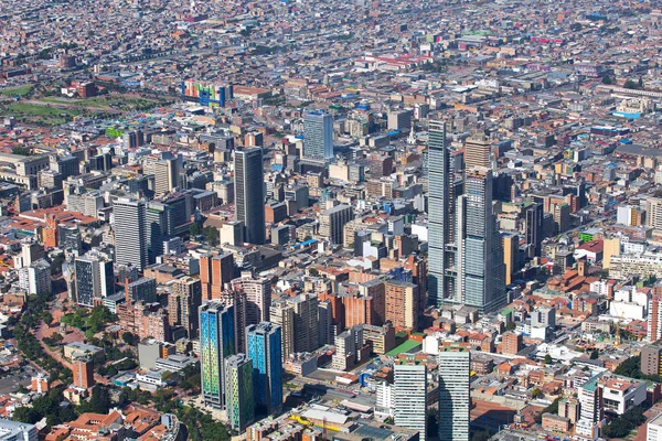 Uitzicht op het centrum van Bogota, Colombia — Stockfoto