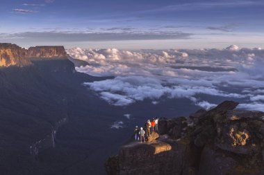 La Ventana, dağlar Roraima ve Kukenan, Venezuela
