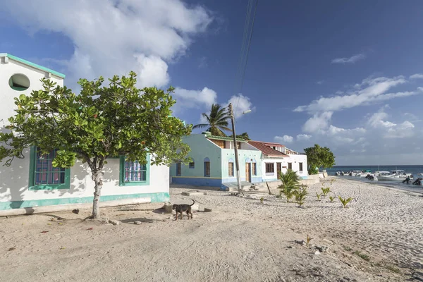 Gran Roque, die Hauptstadt des los Roques Archipels, Venezuela — Stockfoto