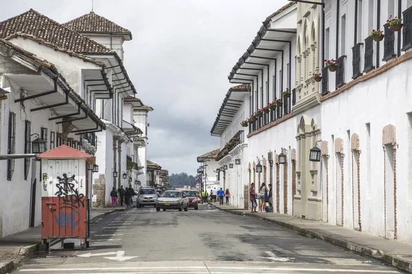 Popayan, Kolumbia - 19 listopada 2017: Popayan jest centrum — Zdjęcie stockowe