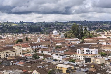POPAYAN, COLOMBIA - NOVEMBER 19, 2017: Popayan is the center of  clipart