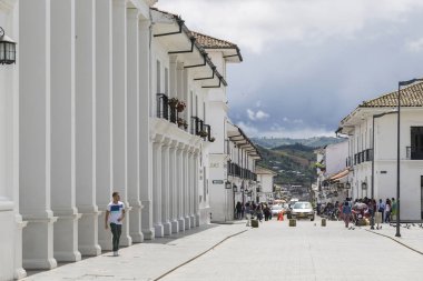 Popayan, Kolombiya - 19 Kasım 2017: Popayan merkezidir 