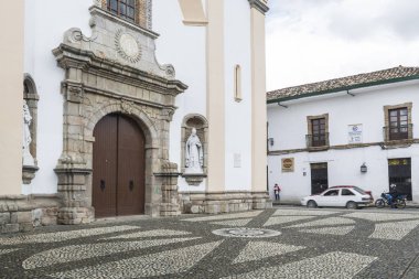 Popayan, Kolombiya - 19 Kasım 2017: Popayan merkezidir 