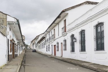 Popayan, Kolombiya - 19 Kasım 2017: Popayan merkezidir 