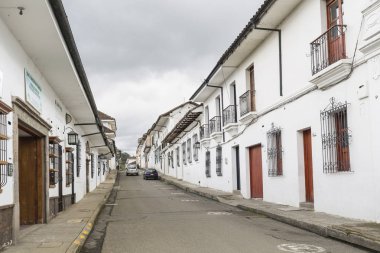 Popayan, Kolombiya - 19 Kasım 2017: Popayan merkezidir 