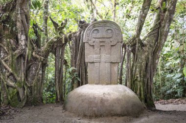San Agustn Arkeoloji Parkı,: Huila, Colombia putlara
