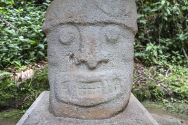 San Agustin Arkeoloji Parkı,: Huila, Colombia putlara