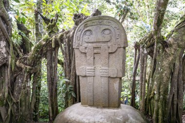 San Agustn Arkeoloji Parkı,: Huila, Colombia putlara