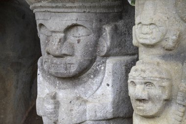 San Agustn Arkeoloji Parkı,: Huila, Colombia putlara