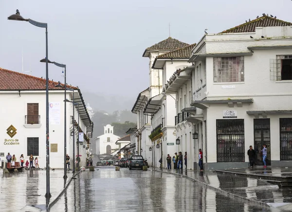 Popayan, Kolumbia - 19 listopada 2017: Popayan jest centrum — Zdjęcie stockowe