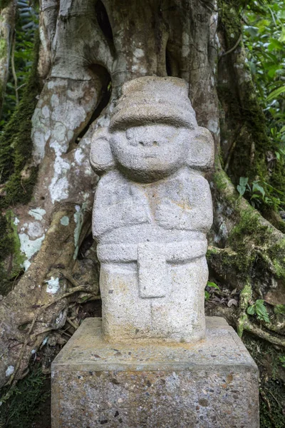 哥伦比亚威拉圣 Agustn 考古公园的偶像 — 图库照片