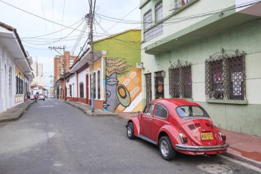 Cali, Kolombiya - 25 Ekim 2017: Santiago de Cali th biridir