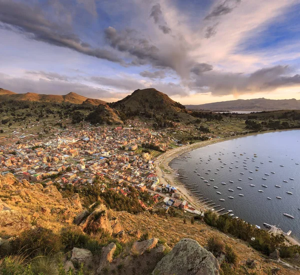 Copacababa, 的的喀喀湖湖, 玻利维亚 — 图库照片