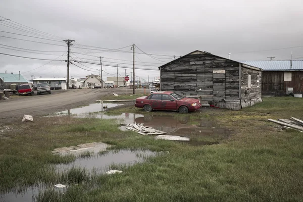 Barrow (Utqiagvik), Aljaška, Usa - 08 srpna 2017 - Barrow je t — Stock fotografie