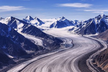 Kaskawulsh Glacier in Kluane National Park, Yukon, Canada clipart