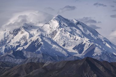 Denali (Mount Mckinley) en yüksek dağ Kuzey benim noktasıdır