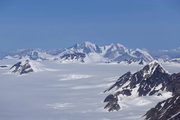 Ice field in het Kluane national park, Yukon, Canada — Stockfoto